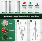 Antizz 47in Garden Trellis for Potted Climbing Plants Outdoor Indoor