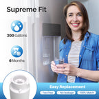 ICEPURE RWF5800A Refrigerator Water Filter Compatible with Frigidaire EPTWFU01, EWF02, Pure Source Ultra II, NIGELERO Ultrа II, 3PACK