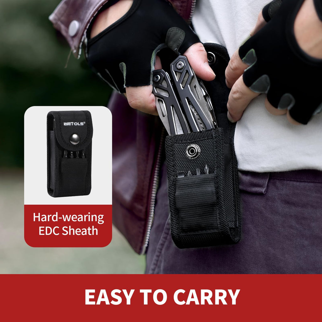 Stocking Stuffers Christmas Gift for Men Dad Him, 21-in-1 Multitools with Pocket Knife