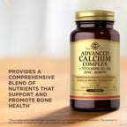 Solgar Advanced Calcium Complex - 120 Tablets, Pack of 3 - with Zinc, Boron, Vitamins D3 & K2 - Non-GMO, Gluten Free, Dairy Free - 90 Total Servings