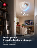 X-Sense Smoke Detector, 10-Year Battery, UL 217 Certified, SD2J0AX, 1-Pack
