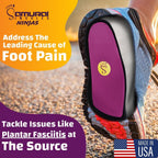 Samurai Insoles Ninjas Plantar Fasciitis Relief Insoles - Podiatrist Designed, Orthotic Lab Made in the USA Arch Support Shoe Insert for Mens 10-10.5 or Womens 12-12.5