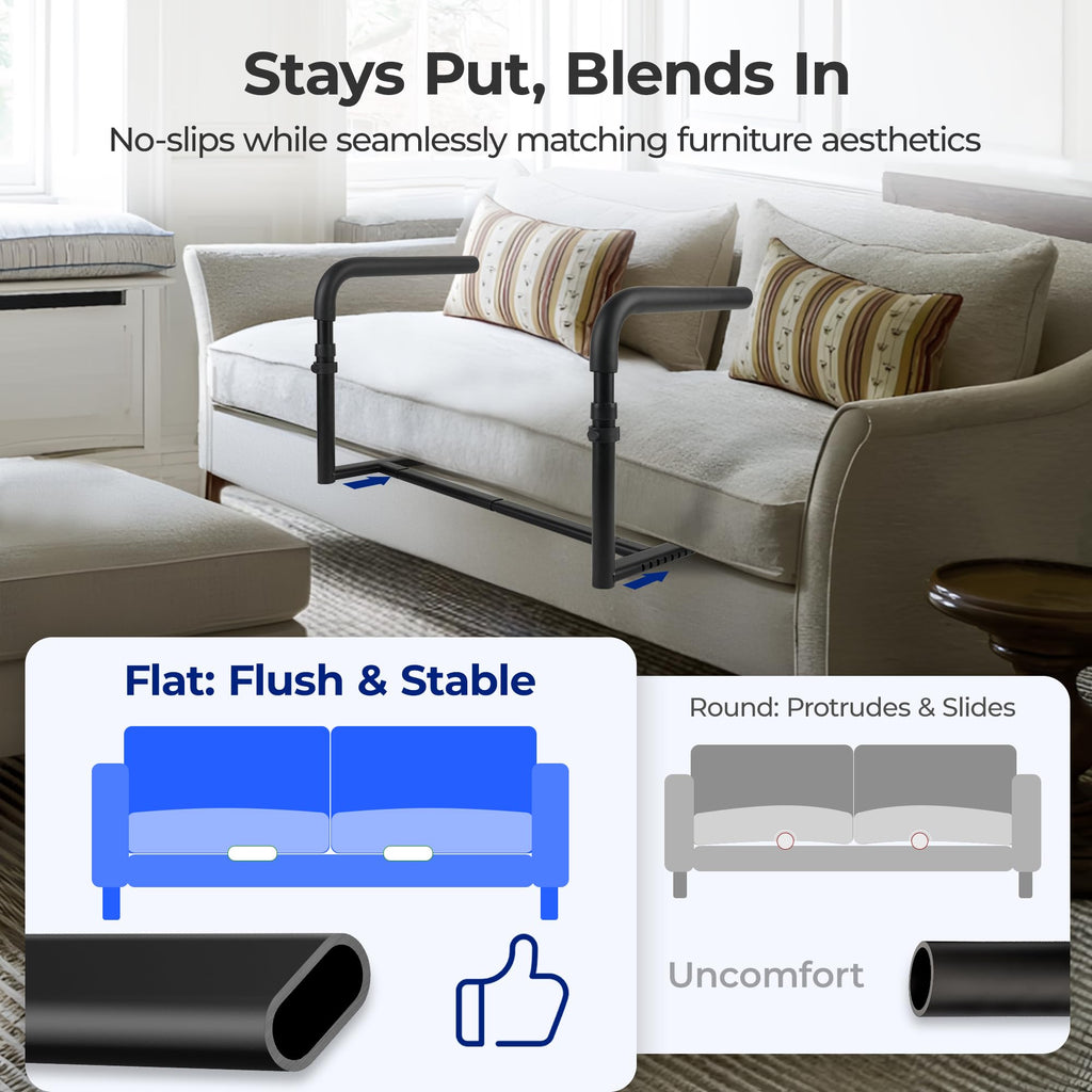 L1 Stand Assist Rail for Couch, Chair Stand Assist Aid for Elderly, Elderly Assistance Products, Disabled, Senior Mobility Aids Adjustable Safety Grab Bar for Sit, Stand, Couch Cane