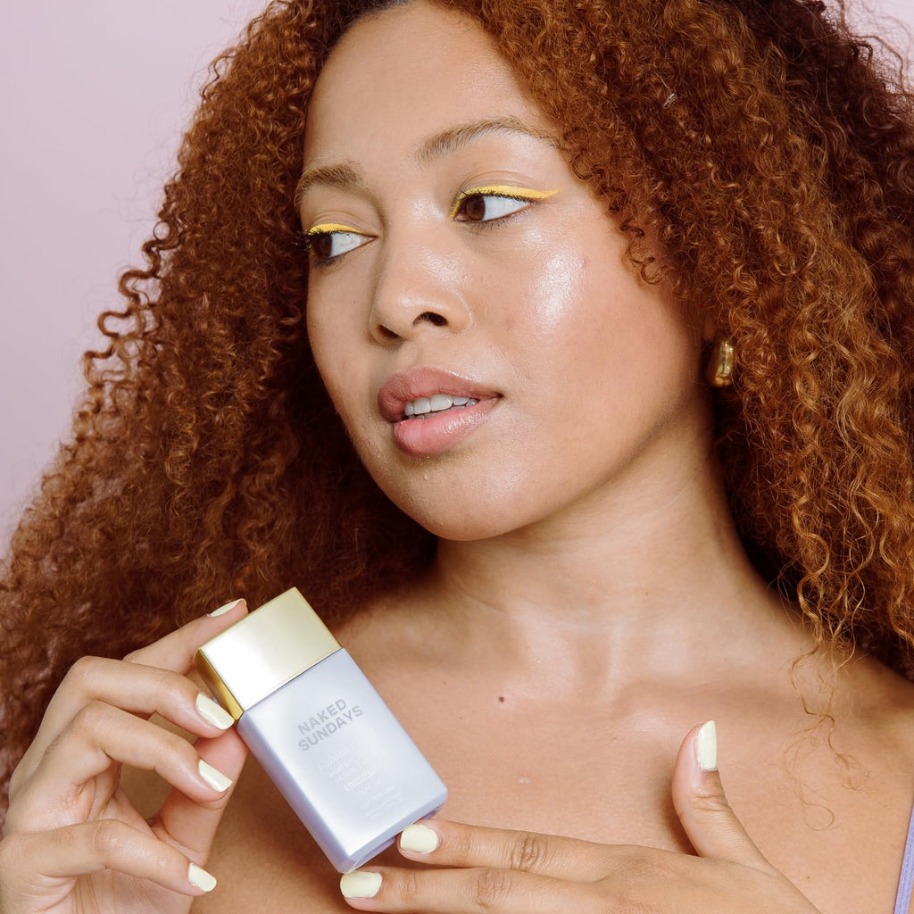 Naked Sundays CabanaGlow Illuminating Tinted Sunscreen Serum Drops SPF 50 - Hydrating, Brightening, Zinc Oxide Daily Face Sunscreen with Skin-Perfecting Pigments