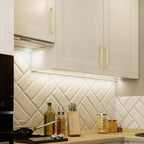 HOME EDIT 5 Pack 10 Inch Brushed Gold Cabinet Handles Solid Zinc Alloy Pulls for Kitchen Cupboard & Drawer Hardware