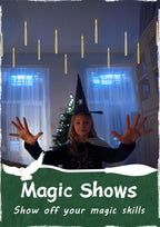 Leejec 12Pcs Floating Candle with Wand Remote, 6/18H Timer, Halloween Decor