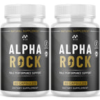 (2 Pack) Alpha Rock Pills for Men, Official Alpha Rock Male Performance Capsules with Natural Ingredients Max Strength Supplement with Premium Vitamins Support Optimal Wellness & Health (120 Capsules)