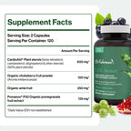 Dr. Fuhrman's LDL Biotect cholesterol lowering supplements | Wholefood & Organic Plant Sterol to help with High cholesterol | Organic pomegranate, amla & chokeberry extracts | 240 caps 60-day Supply