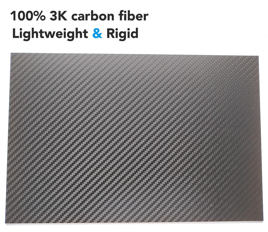 cncarbonfiber 3mm 300x400mm 100% Carbon Fiber Sheet 0.5~5.0mm Available,3K Twill Matte Finish