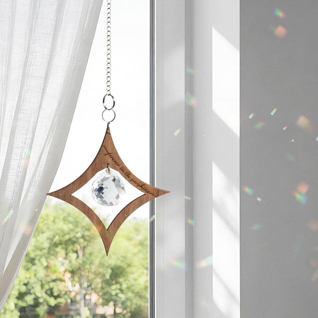 Sympathy Gifts for Loss of Loved One, Crystal Rainbow Maker Suncatcher | Memorial, Grief, Remembrance, Bereavement, Condolence Gift for Mom, Dad, Women, Men, Miscarriage, Funeral | Sorry for Your Loss