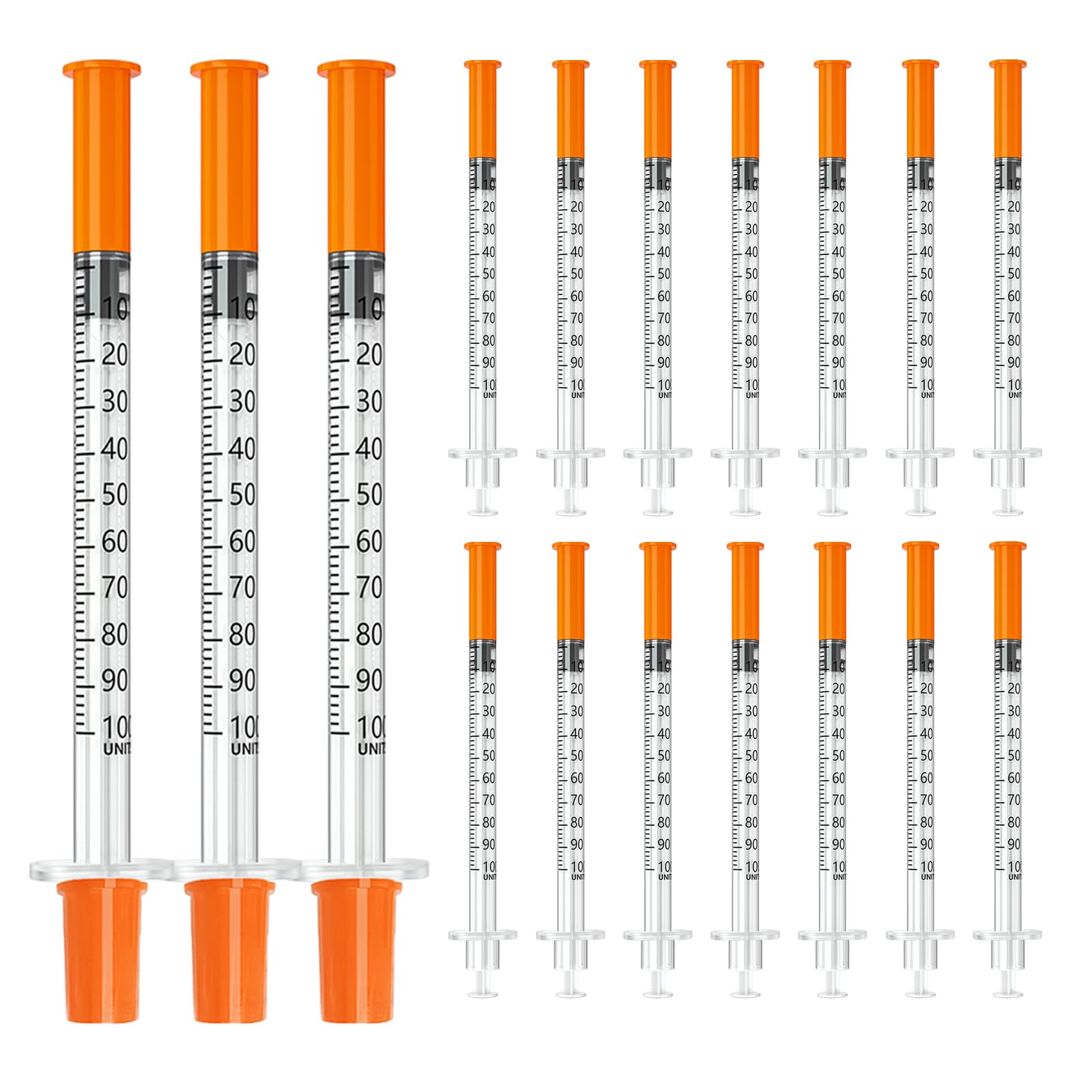 jeringas 1ml/cc 29G 5/16" (8mm), Individually Wrapped, Box of 100