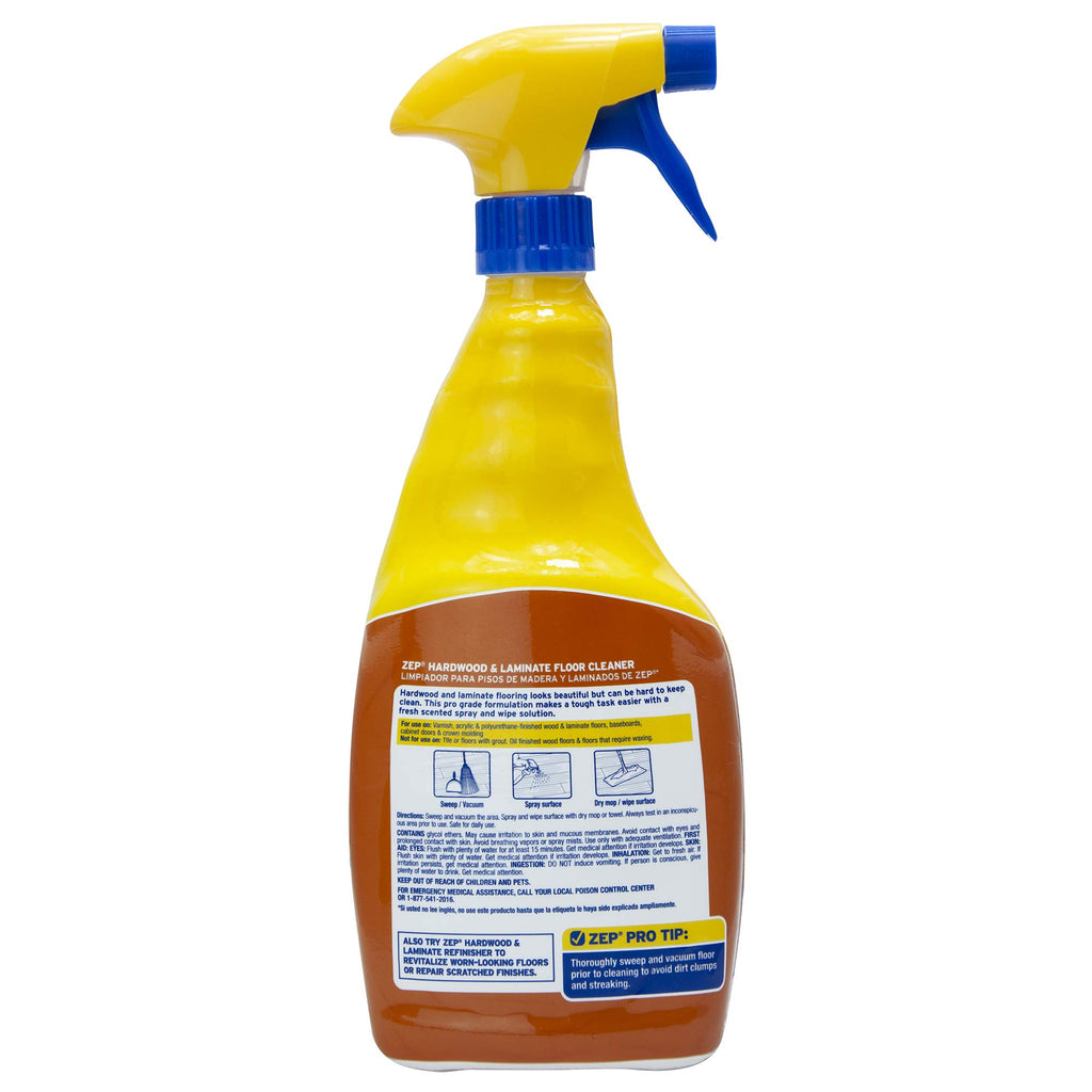 Zep ZUHLF32 Hardwood and Laminate Floor Cleaner 32 ounces