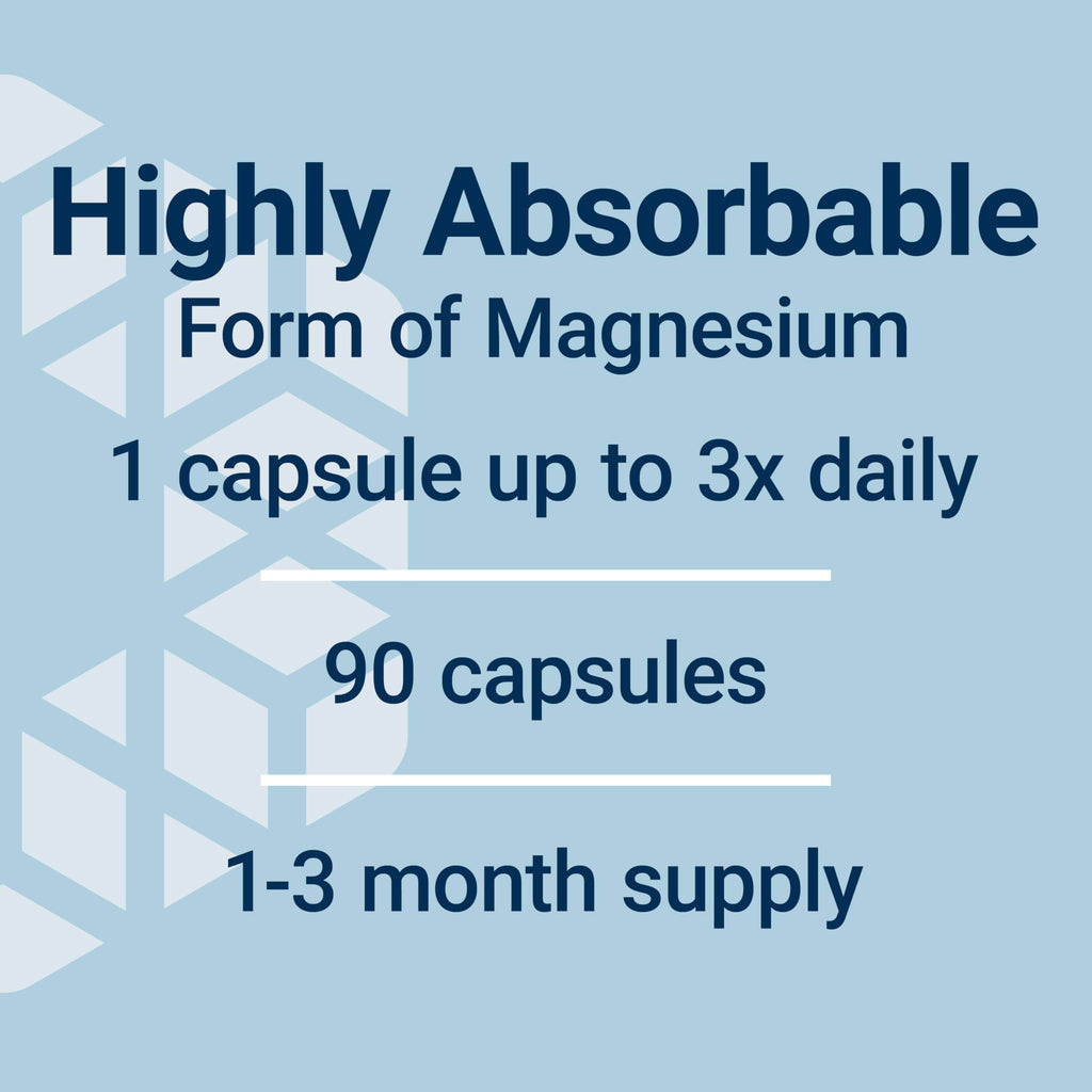 Life Extension Magnesium Glycinate, Heart Health, Bone Health, Nerve and Muscle Support, Highly absorbable, Gluten-Free, Non-GMO, Vegetarian, 90 Capsules (Pack of 2)