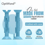 OptiWand Trial Pack Soft Contact Lens Removal & Insertion Tools - Silicone Rubber Soft Lens Applicator & Remover Device with Pincher End & Finger Grips - Safe & Easy on Eyes, Travel Size