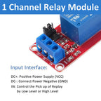 AEDIKO 10pcs Relay Module DC 12V Relay Board 1 Channel with Optocoupler Isolation Support High or Low Level