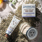 Savannah Bee Company Luxe Hand Cream Set - Rich Natural Honey Almond - Soothing Rosemary Lavender - Vitamin-Rich Dual Scent