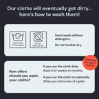 Elite Screens Microfiber Cleaning Cloth - 12" x 12", Blue, 8-Pack - Oversized for Lens Coverage & Glasses Wipes - Scratch-Free Electronic Cleaning Cloth for Screens