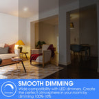 E ENERGETIC LIGHTING Dimmable LED Light Bulbs, 60W Equivalent, Soft White 2700K, 8W 800 Lumens LED Bulbs, E26 Base Standard Light Bulbs, ETL Listed, 12 Packs