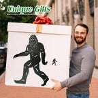 SRDJXY 7.4ft Bigfoot Outdoor Decor Metal Big Foot Sasquatch Gifts for Men Women Dad Bigfoot Silhouette Statues for Garden, Outside, Yard Art, Patio, Yard Display, Forests, Lawn Decorations