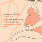Nature Spell Stretch Mark Body Oil, Strengthens Skin Elasticity & Helps With the Appearance of Stretch Marks and Scars, Infused With Vitamin E, Vegan, 100ml