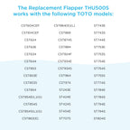 TOTO® Replacement Flapper for Select TOTO 3 Inch Flush Valve Tanks - THU500S