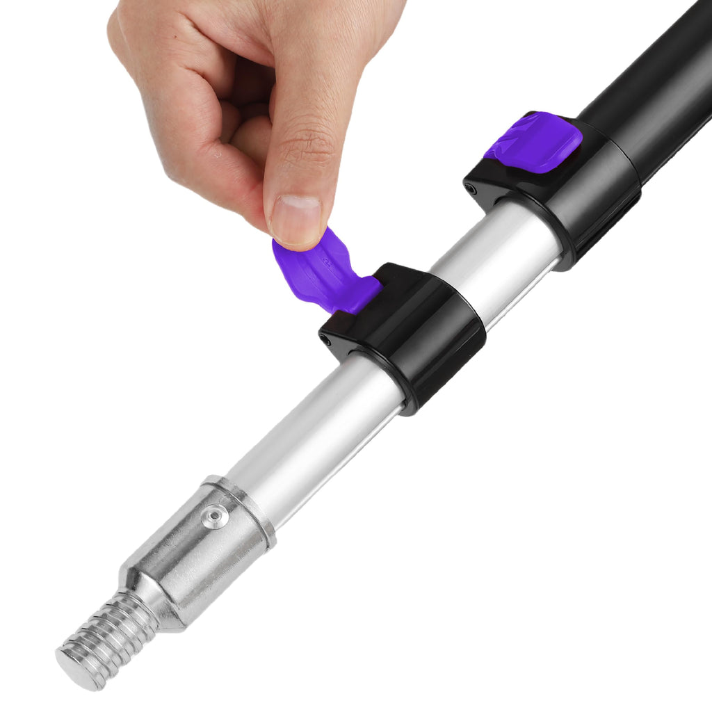 Bates- Telescopic Extension Pole, 6 Ft, Aluminum Alloy, Sturdy Multi-Purpose Extension Pole with Flip-Lock Design for Painting, Dusting and Cleaning