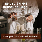 VEV Berberine Supplement with Ceylon Cinnamon for Daily Wellness Support– 2 Bottles (240 Capsules Total)