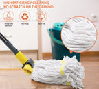 2 Pack Heavy Duty Mop Head Commercial Replacement,Industrial Heads Refill