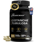 Cistanche Tubulosa Extract 500mg (120 servings) - 120 capsules - 50% Echinacosides,10% Acteosides - Natural Nootropic for Stamina, Immunity & Memory - Hormone Balance - Strength Booster for Men