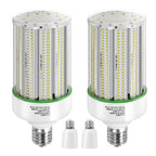 GTAREN 150W LED Corn Cob Light Bulb 2Pack,Equivalent 600W Metal Halide HPS HID CFL,5000K Daylight,E39 Mogul Base LED Retrofit Bulb,for Commercial Industrial Lighting Gyms Workshop Bay Light Fixture
