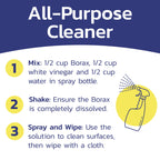 Banner Chemical Raw Borax (10 lbs) - 100% Pure, Unscented, Multi-Purpose Cleaner & Detergent Booster - Natural Household Cleaner and Stain Remover - Made in the USA