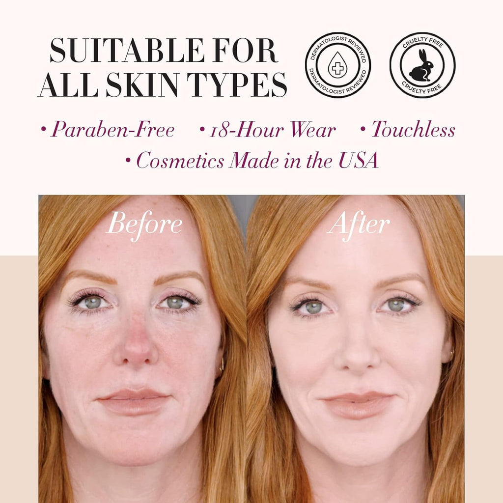 Luminess Air Icon Makeup Airbrush System and 4-Piece Foundation Starter Kit, Fair Coverage - Quick, Easy & Long Lasting Application - Includes Silk 4-In-1 Foundation, Highlighter & Blush