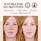 Luminess Air Icon Makeup Airbrush System and 4-Piece Foundation Starter Kit, Tan Coverage - Quick, Easy & Long Lasting Application - Includes Silk 4-In-1 Foundation, Highlighter & Blush