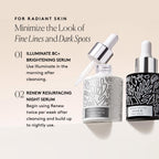 Naked & Thriving Wrinkle-Fighter Set, Includes Renew Resurfacing Night Serum (30 mL) & Illuminate C+ Serum (30 mL), Clinical Results, Dermatologist Loved, Hylauronic Acid & Bakuchiol (Set of 2)