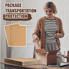 Feifeiya 30 Pack Corrugated Cardboard Sheets 12 x 20 Inch Large Flat Cardboard Sheets Packaging Inserts Flat Square Inserts for Shipping Packing Mailing Crafts