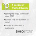 DMSO 3 oz. Roll-on Non-diluted 99.995% Low Odor Pharma Grade Dimethyl Sulfoxide Liquid
