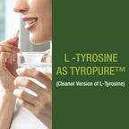 TyroPure L Tyrosine 500mg Capsules Supplement More Bioavailable