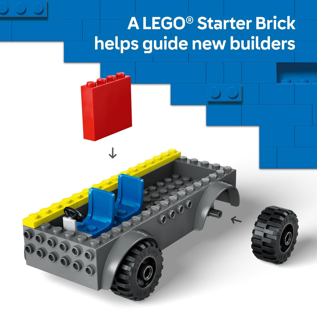 LEGO City Fire Ladder Truck Toddler Toy - Fire Truck Toy with 2 Firefighter Minifigures, Digital Guide for Boys and Girls, Ages 4+ - Learning, Educational Toy for Preschool - 60463