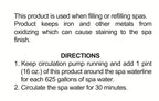 Pool Mate 1-Pint 2-Pack Metal Gone for Hot Tubs, Prevents Metal Staining, Made in USA