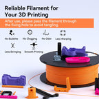 kexcelled PLA Filament 1.75mm,Wine Red PLA 3D Printer Filament 1kg Spool (2.2lbs),3D Printing Filament Dimensional Accuracy +/-0.03mm,Compatible with Most FDM Printers