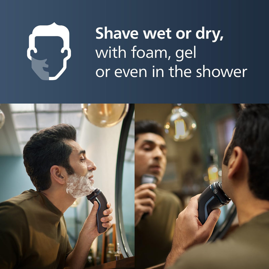 Philips Norelco 3600 Electric Shaver, Storm Blue