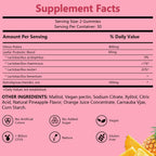 Josmon Her Juicy Premium Feminine Probiotics Gummies for Women, Pineapple Flavor Feminine Gummies with Slippery Elm Support pH Balance, Improve Immune, Vegan, Gluten Free, Crimson, 1 Pack