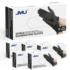 JMU Black Nitrile Gloves Small Case of 1200, 3.5Mil Nitrile Exam Gloves, Latex Free, Powder Free