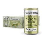 Fever-Tree Ginger Beer, 3-Ginger Blend Mixer, 24 Pack, 5.07 Fl Oz Cans