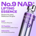 numbuzin No.9 NAD+ BIO Lifting Serum for Glow, Firming & Wrinkles, Peptide Facial Serum for Sagging Skin, Fine Lines & Elasticity, Hydrating & Tightening Formula, Korean Skincare 1.69 fl oz