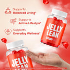 (5 Pack) Jelly Lean Gummies - Official Jelly Lean Gummys Advanced Premium Formula Maximum Strength, All Natural Daily JellyLean Vitamins Support For Overall Health & Wellness, 300 Gummies For 5 Months
