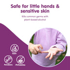 Boogie Kids Hand Sanitizer Spray for Babies &Toddlers, Great for Diaper Bags and Backpacks, Plant Based Alcohol, Made With Aloe & Sunflower Seed Oil, 3 Count (Pack of 2)