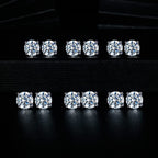 MDFUN Stud Earrings for Women Hypoallergenic Cubic Zirconia Earring 3MM