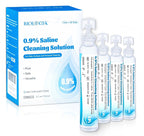 0.9% Saline Cleaning Solution, Normal Solution, Ready-to-Use for Daily Cleaning, Household Use, 15ml Each, 20 per Box, 300ml /10.56 FL OZ