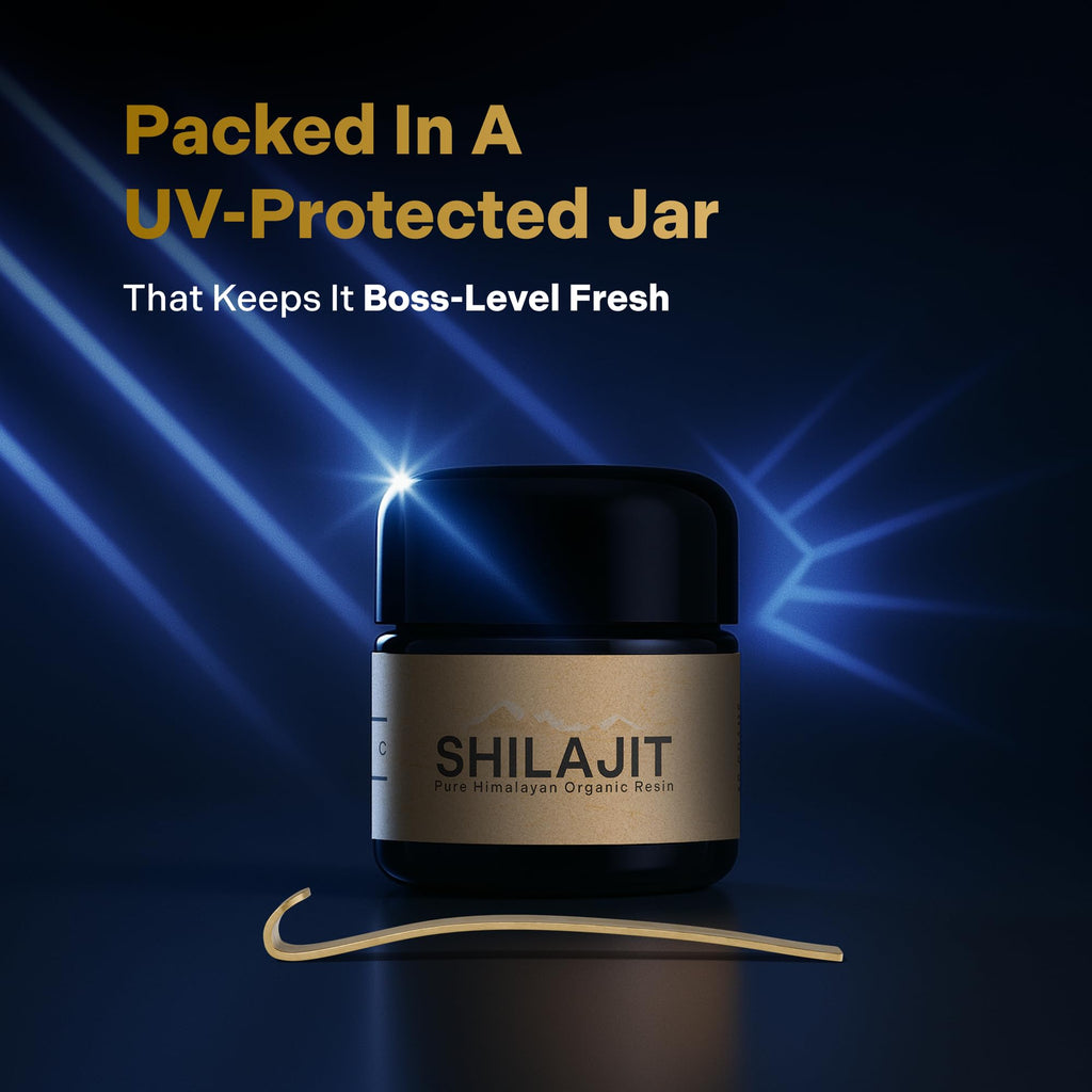 Organic Himalayan Shilajit Resin - 500mg Max Potency, Lab Tested Pure Shilajit for Men and Women, 85+ Trace Minerals Fulvic Acid, Immune Support, Energy & Cognitive Performance, 4 Month Supply, 60g